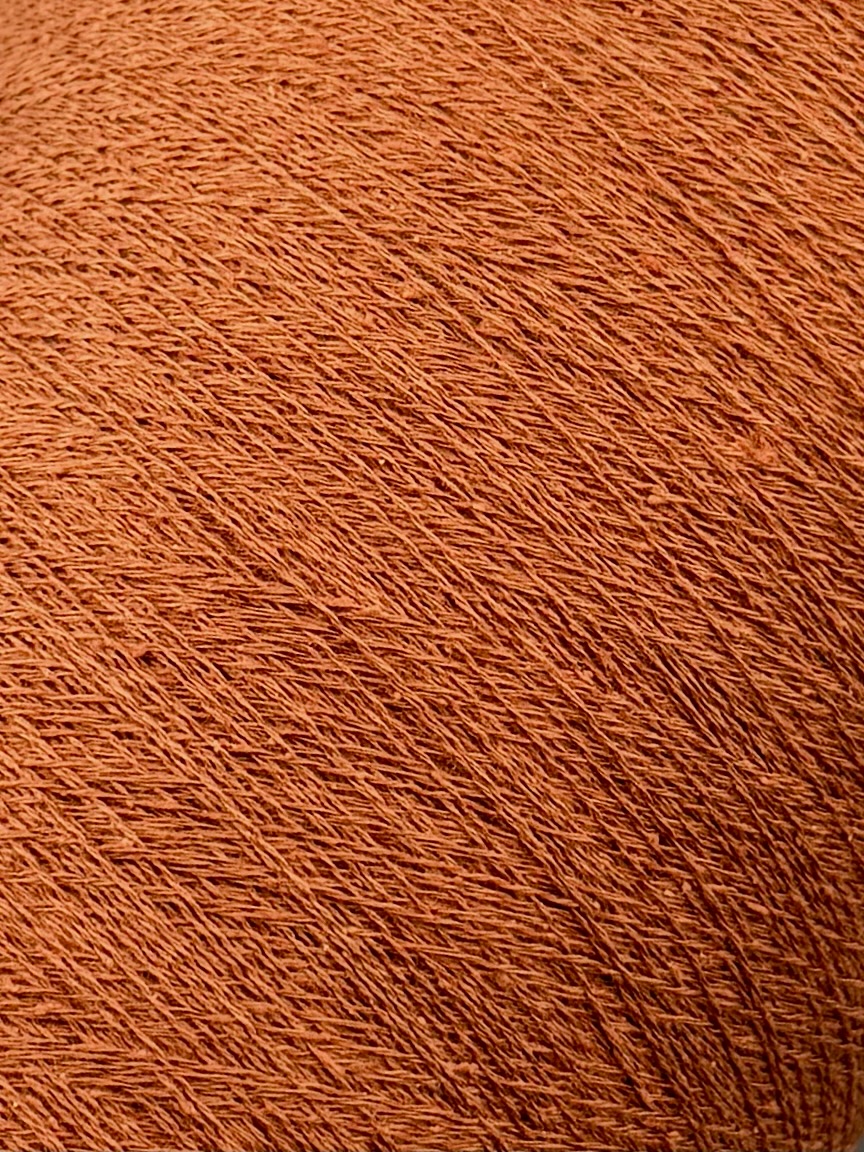 Toscano S.r.L. Art. Spezz 852 Nm 2/34 – Garn aus Seide, Baumwolle und Viskose col. 4288 Rost